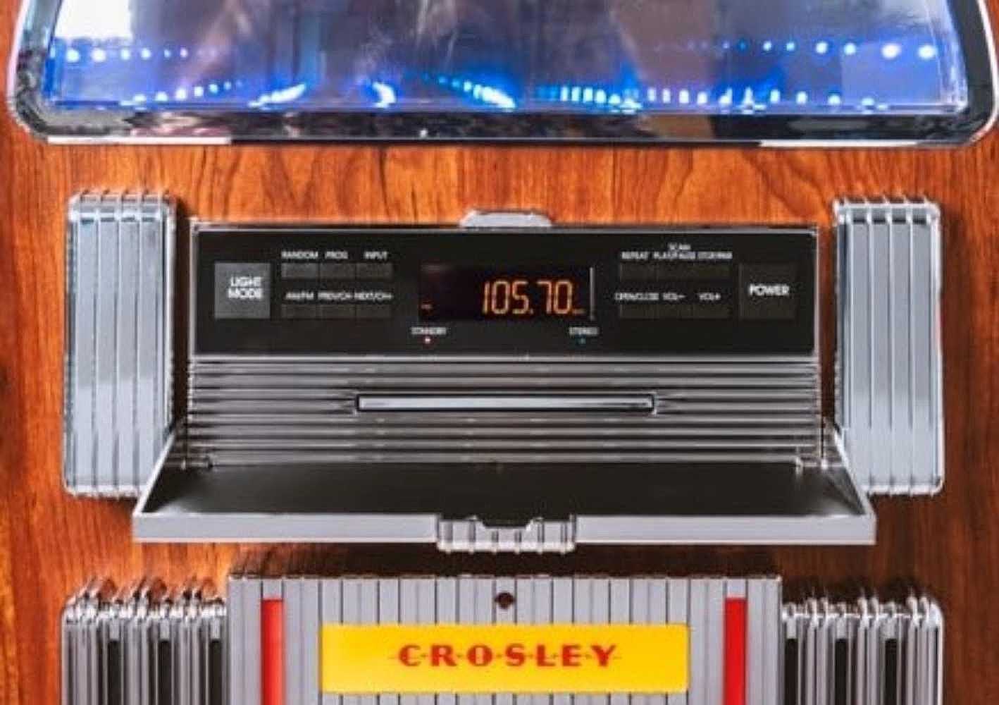 Crosley Digital LED Jukebox with Bluetooth - Walnut