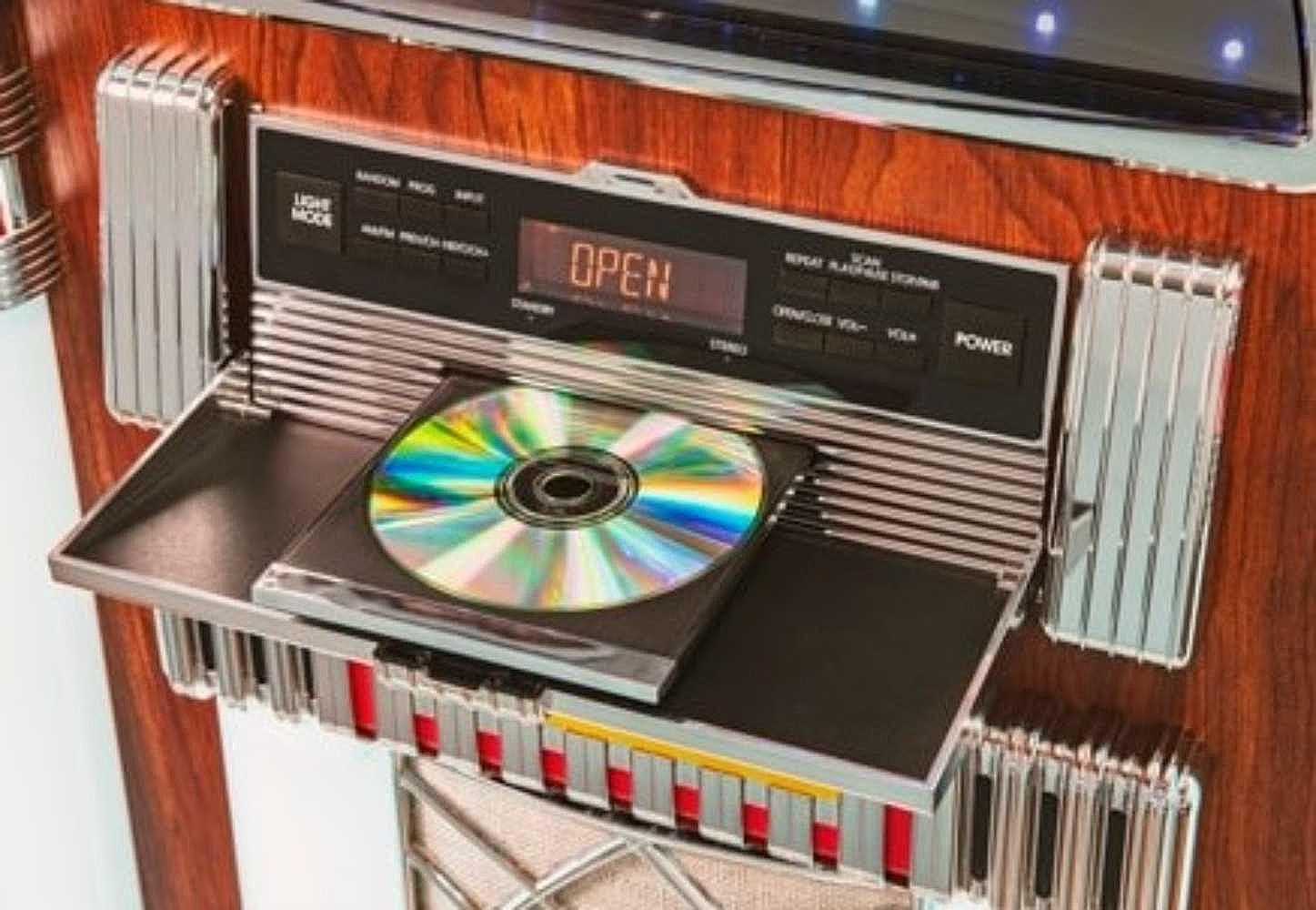 Crosley Digital LED Jukebox with Bluetooth - Walnut