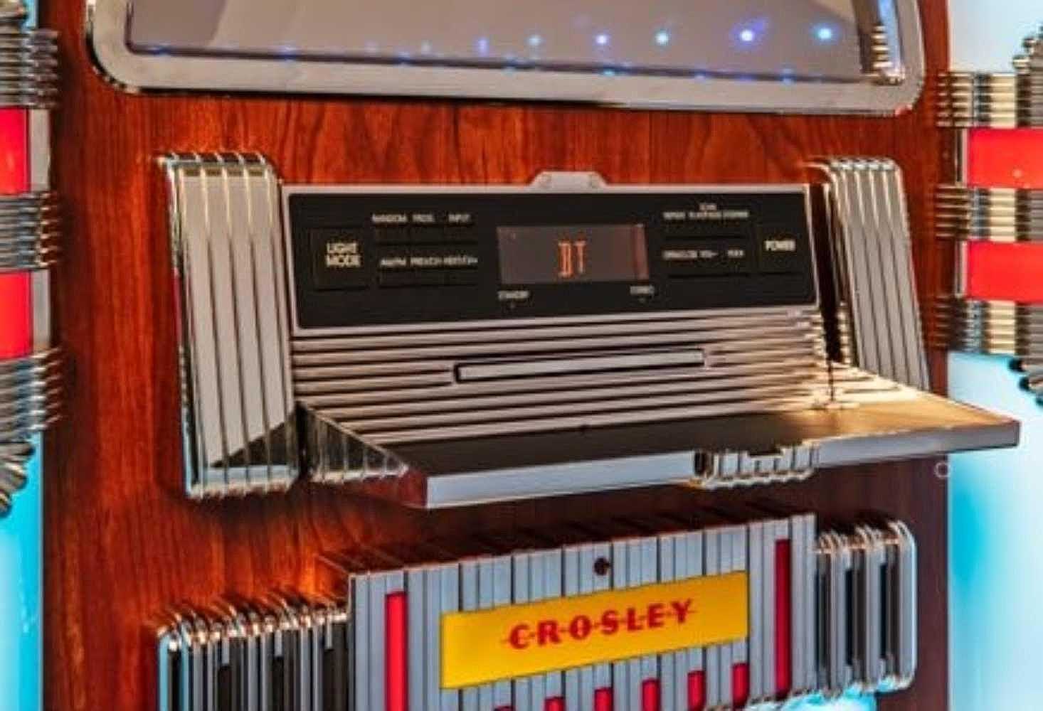 Crosley Digital LED Jukebox with Bluetooth - Walnut